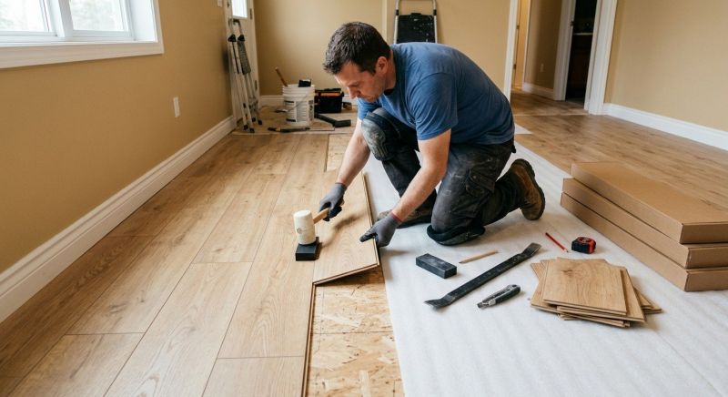 Laminate Floor Installation in Milton, MA