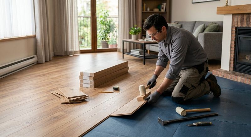 Laminate Floor Installation in Roslindale, MA