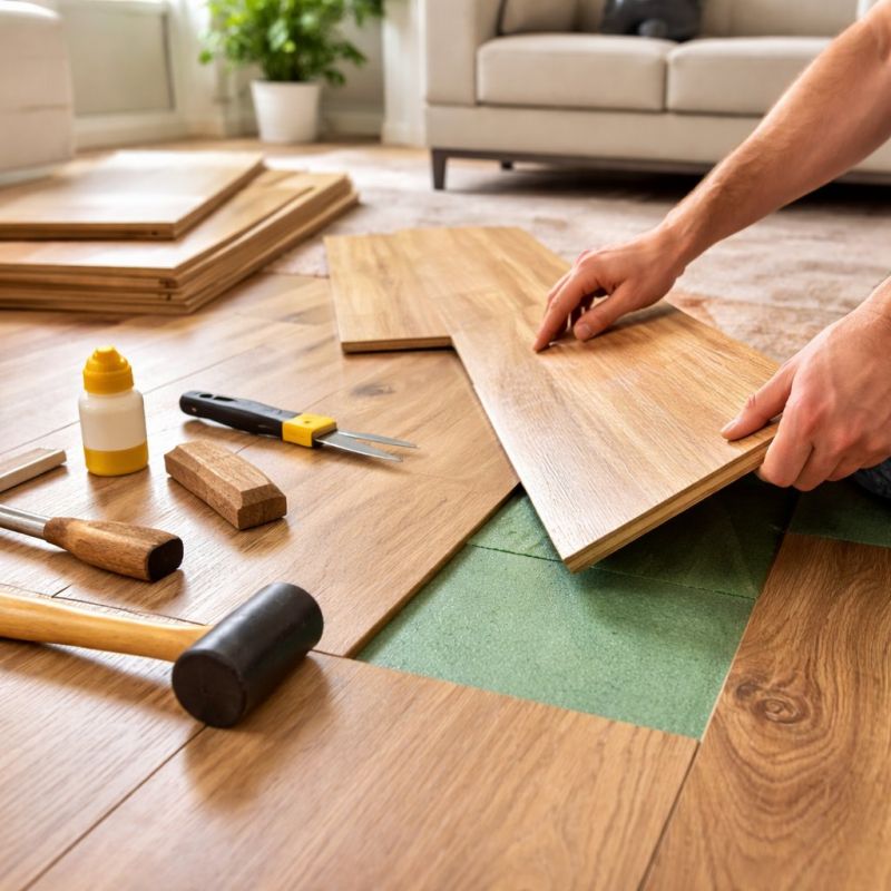 Laminate Floor Repair in Dedham, MA