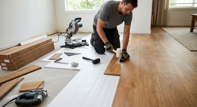 Laminate Floor Replacement in Brockton, MA
