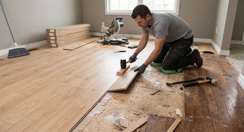 Laminate Floor Replacement in Hanson, MA