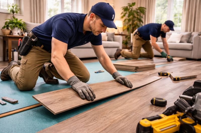 Laminate Floor Replacement in Rockland, MA