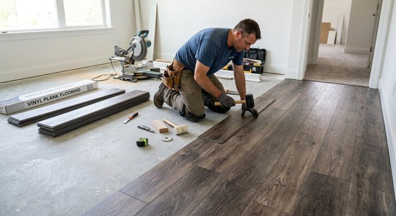 Linoleum Floor Installation in Abington, MA