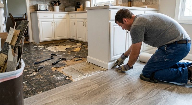 Linoleum Floor Installation in Norfolk County, MA