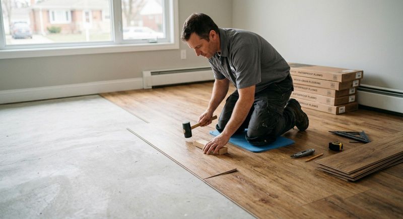 Linoleum Floor Installation in Norwell, MA