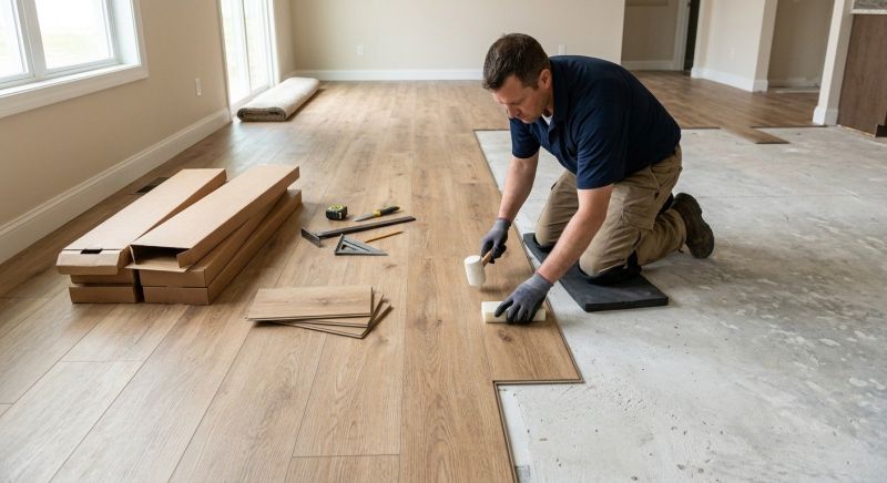 Luxury Vinyl Tile Installation in Sharon, MA