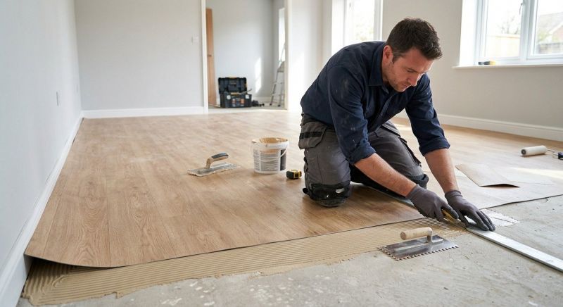 Sheet Flooring Installation in Brookline, MA