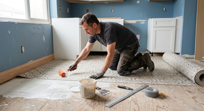 Sheet Flooring Installation in Dedham, MA