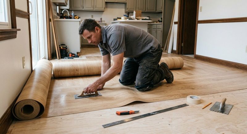 Sheet Flooring Installation in Sharon, MA