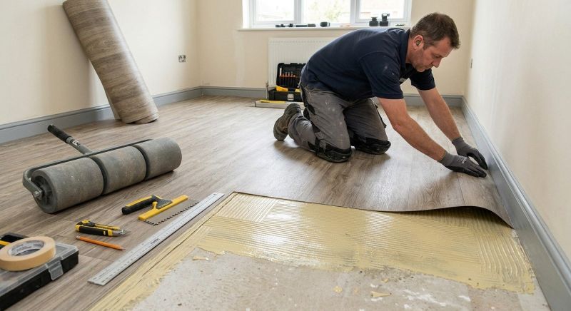 Sheet Vinyl Installation in Plymouth County, MA