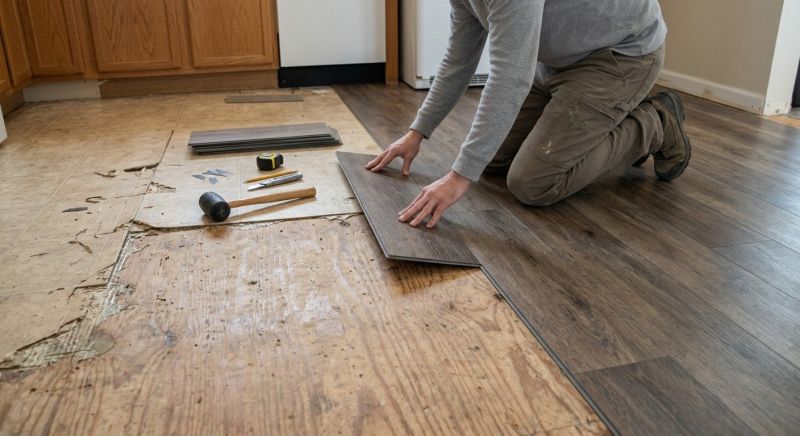 Vinyl Flooring Installation in Brighton, MA