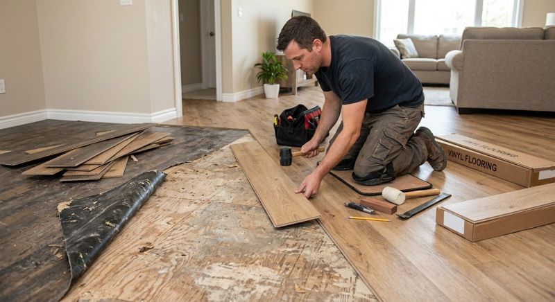Vinyl Flooring Installation in Cohasset, MA