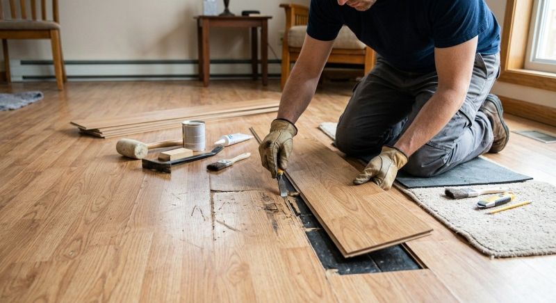 Laminate Floor Repair in Revere, MA