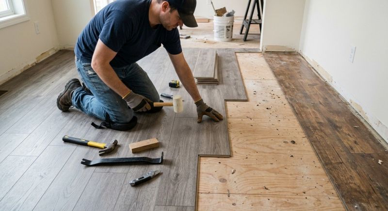 Laminate Floor Replacement in Duxbury, MA