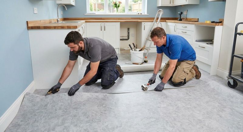 Linoleum Floor Installation in Cohasset, MA